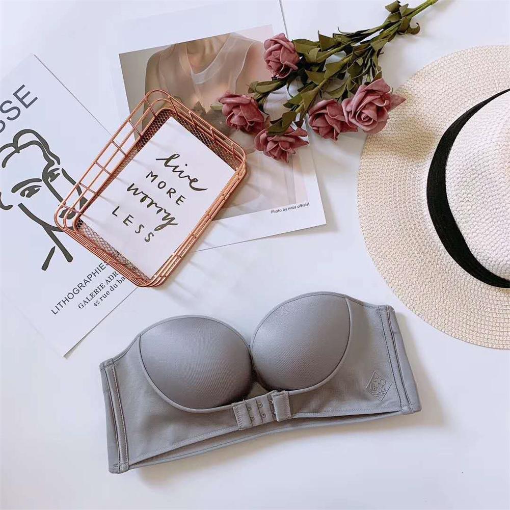 Cài khoá trước áo ngực không dây cho người phụ nữ áo ngực tàng hình đồ lót nữ đẩy mông brassiere một