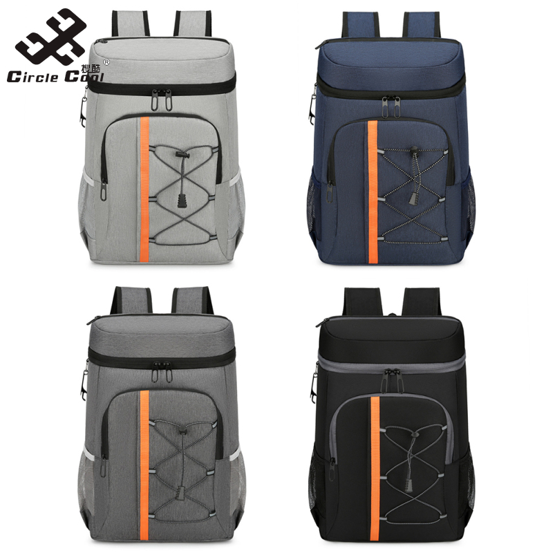 Circle Cool Extra Large Soft Backpack Cooler Bag, Outdoor Cooler Leak-Proof Picnic Lunch Bag, Top Flip Lid Lunch Storage Bag Soft Cooler Bag For Camping Hiking Beach BBQ Grocery Golf ราคา 429 บาท*ส่งฟรี