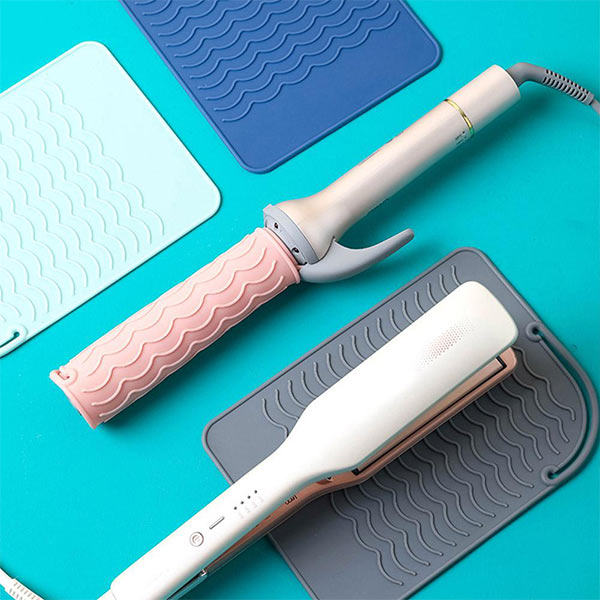 Heat Resistance Silicone Mat for Curling Irons Hair Straightener