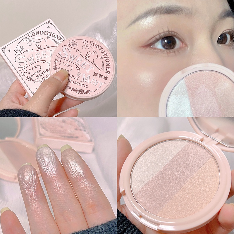 Phấn bắt sáng Sweet Mint 3 Màu
