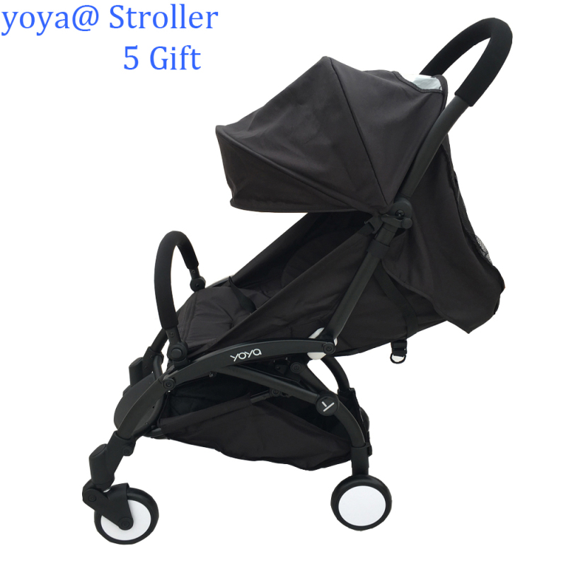 Baby Throne YOYA Cabin size Ultra Lightweight one hand fold baby stroller - Black Minnie Mickey Blue Red Singapore
