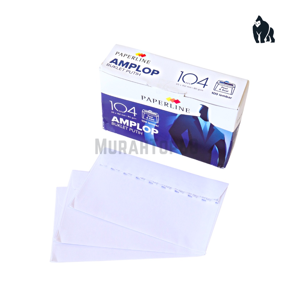 Amplop Putih 104 PPS Paperline Ukuran 95 x 152 mm