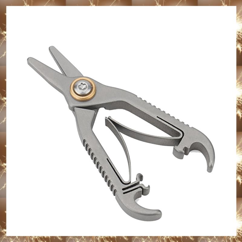 Mini Scissors Titanium Alloy Nose Hairs Small Scissors Portable Pocket Outdoor Tool Accessories