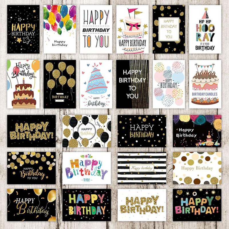 24 PCS Greeting Cards Kit Novel for Men Women Teacher Christmas Wedding and Birthday