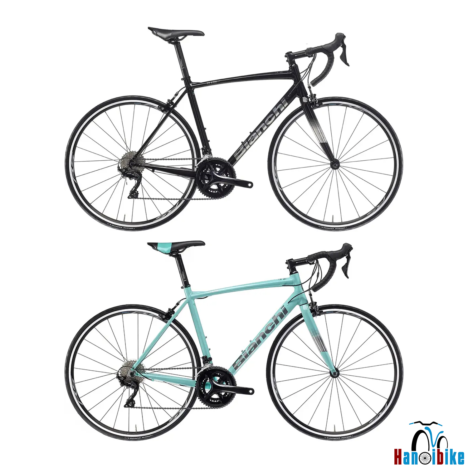 Xe Road Bianchi Nirone 7 khung nhôm, khung carbon Group Shimano 105 11S