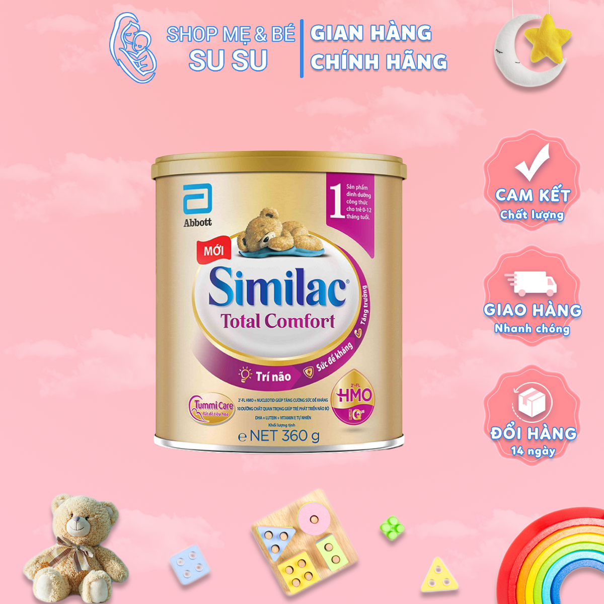Sữa Similac Total Comfort 1 HMO 360g 0-12 tháng
