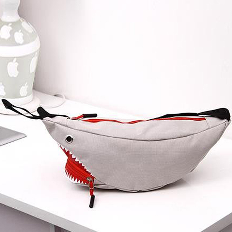 Women Small Crossbody Wallet Phone Bag Couple Mini Shark Phone Shoulder Bag with Adjustable Shoulder Strap