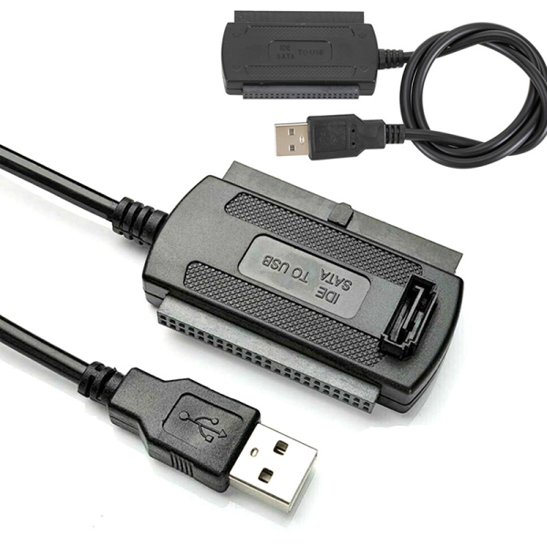 Pgiseg Cáp Chuyển Đổi USB 2.0 Sang IDE SATA Cho Ổ Cứng 2.5 3.5 Inch HD
