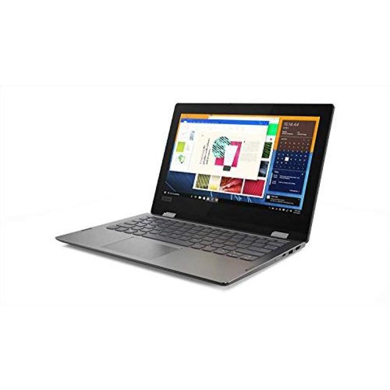 Lenovo Flex 11 Laptop, 11.6 Inch HD (1366 X 768) Display, Intel Pentium Silver N5000 Processor, 4GB DDR4 RAM, 64GB eMMC SSD, Intel UHD Graphics 605, Windows 10, 81A7000BUS, Onyx Black