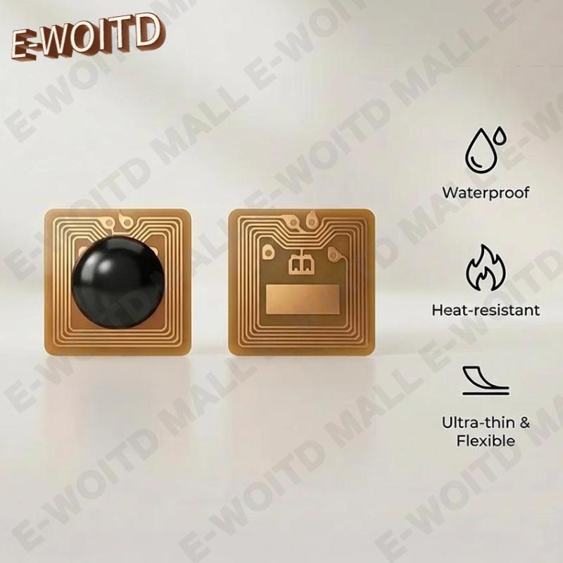 สติกเกอร์แท็ก NFC RFID ขนาด4x4มม. ตั้งโปรแกรมได้ Ntag213ระยะการอ่าน1มม. สำหรับการควบคุมการเข้าถึงและการจัดการห่วงโซ่อุปทาน ราคา 247 บาท*ส่งฟรี