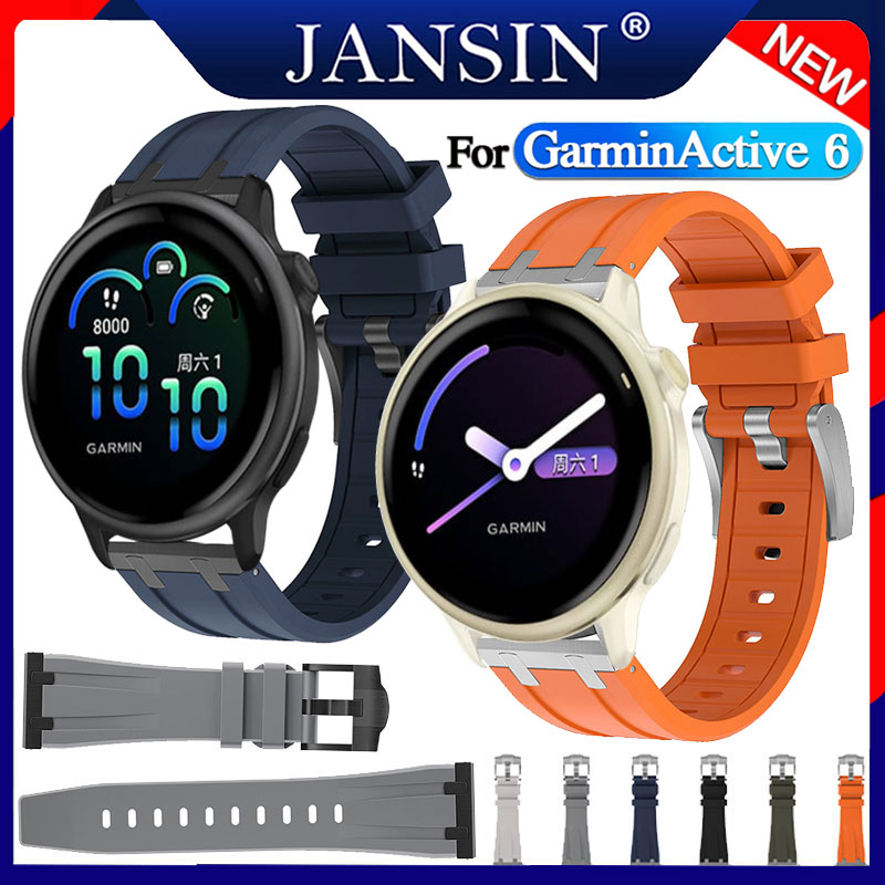 สาย for GarminActive 6 สายแอปเปิ้ลวอช ซิลิโคน นาฬิกาสมาร์ท ยางสาย for Garmin Vivoactive 6 ของแท้สาย ราคา 508 บาท*ส่งฟรี