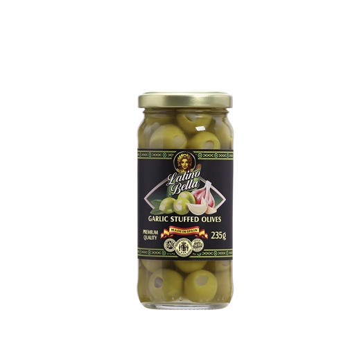 COMBO 2 Oliu Xanh Nhồi Tỏi, Garlic Stuffed Olives 235g