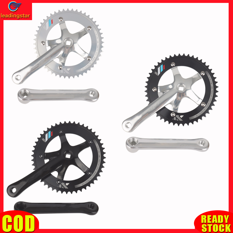 48T 166mm Fixed Sprocket Crankset Alumniun Alloy Crankset Single Speed Track Bike Crankset Sprocket For Road Bike Bicycle Folding Bicycle Mountain Bike ราคา 2,695 บาท*ส่งฟรี