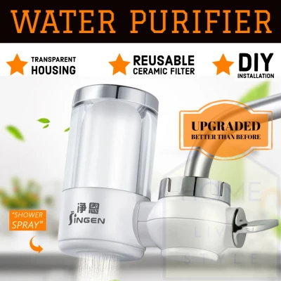 Jn-21 Tap Water Purifier Ceramic Filter | Refill Filter Reusable | Spray Nozzle | Clean Water
