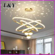 L&Y Modern LED Chandelier Pendant Light for Bedroom