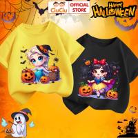 Áo hóa trang Happy Halloween cho bé gái hình Elsa Bạch Tuyết CIUCIU BABY chất cotton co dãn mềm mát