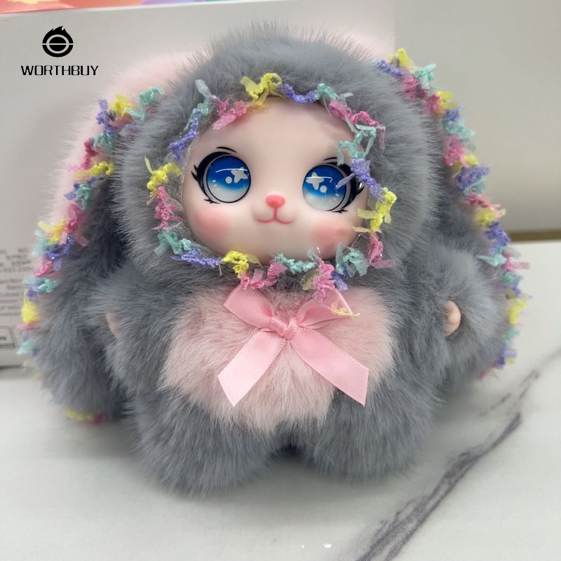 ตุ๊กตากระรอกน่ารักขนฟูพร้อมมงกุฎริบบิ้นสีสันสดใสและโบว์สีชมพู เหมาะสำหรับสะสมและเป็นของขวัญ ราคา 73 บาท*ส่งฟรี
