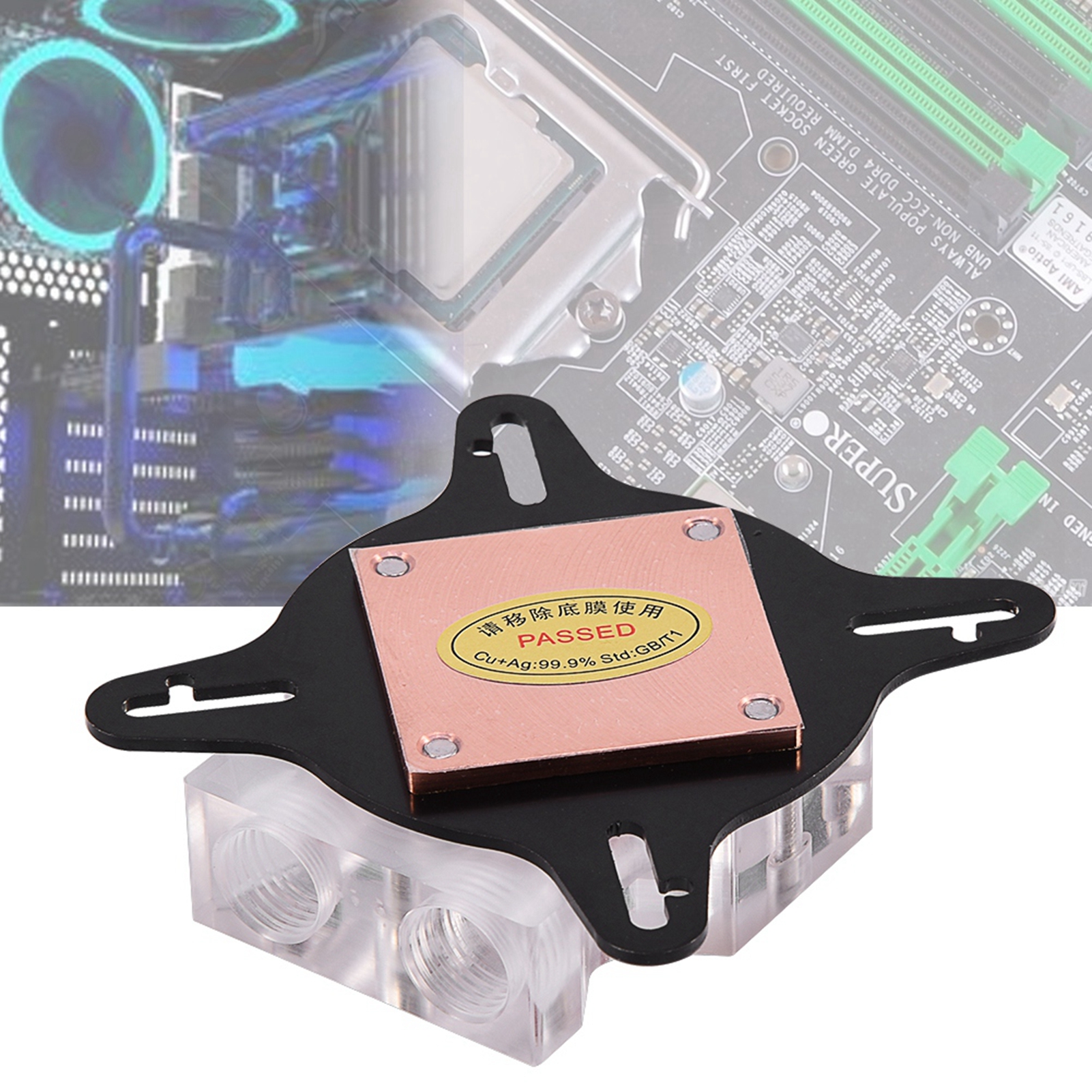 Garosa Acouto CPU Water Block Máy tính PC GPU Khối làm mát nước đa năng Waterblock Liquid Cooler 40MM Đế đồng cho GPU - Tương thích với hầu hết các GPU - Giải pháp làm mát hiệu quả - SKU Giá 427,000 Đồng*Miễn phí vận chuyển