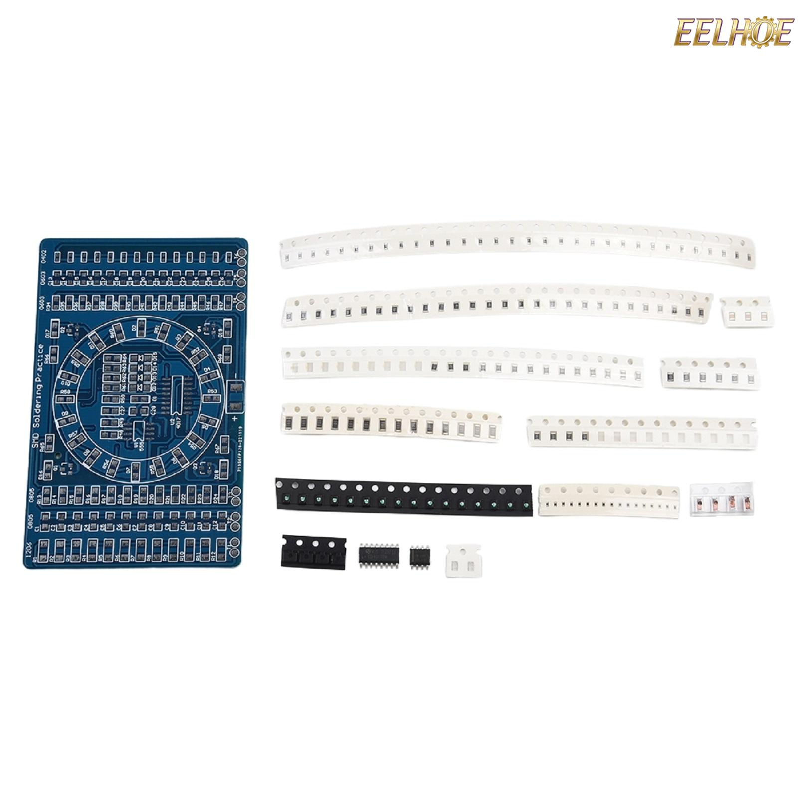 【EELHOE】 SMD Rotating Water Lamp Component Welding Practice Board Training Kit Welding Giá 81,000 Đồng*Miễn phí vận chuyển