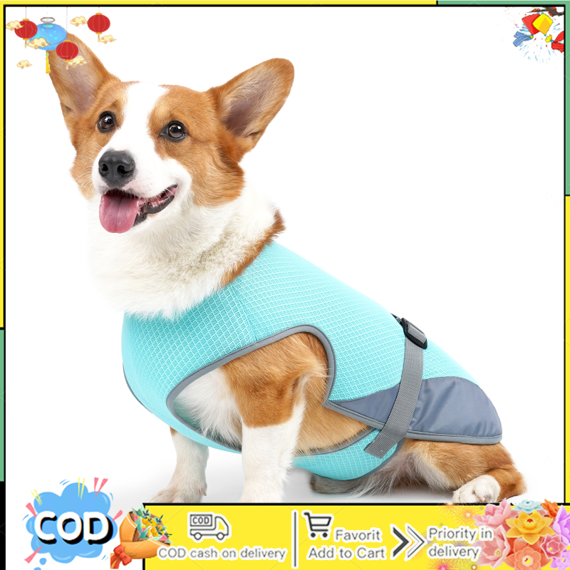 Pet Cooling Coats With Adjustable Safety Buckle Lightweight Breathable Pet