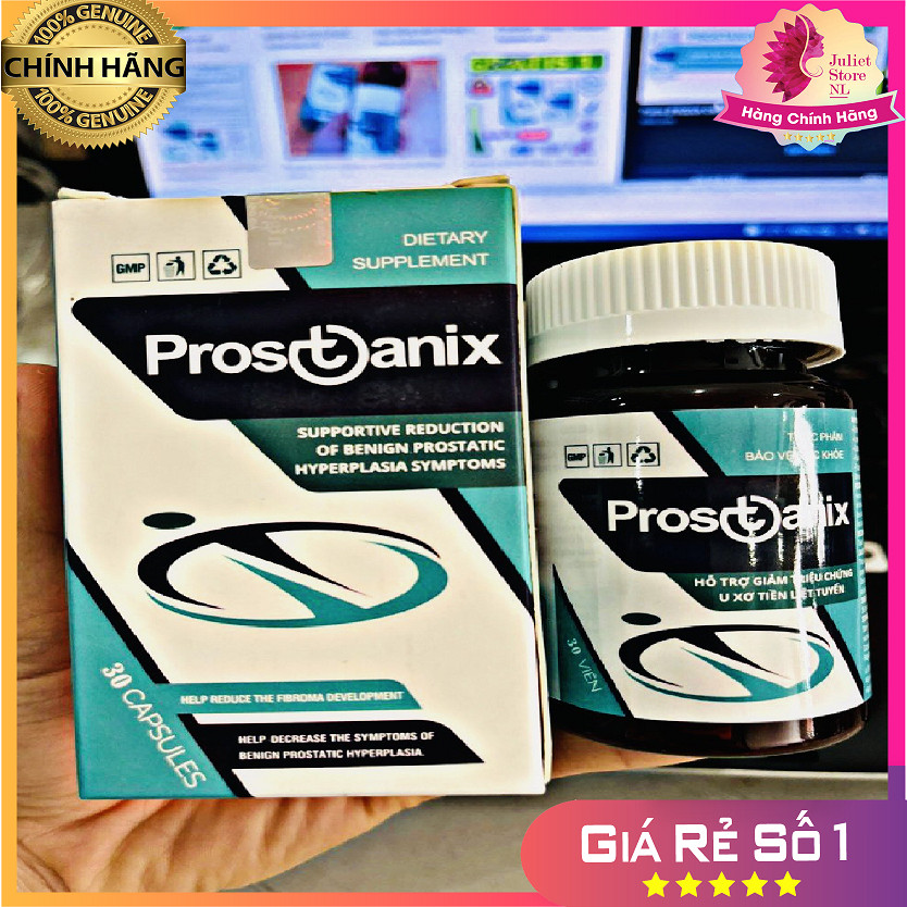[CHÍNH HÃNG] Viên Uống Thảo Dược Prostanix (Hộp 30 Viên) - Hỗ Trợ Sức Khỏe Tuyến Tiền Liệt Nam Giới, Giảm Tiểu Đêm JL