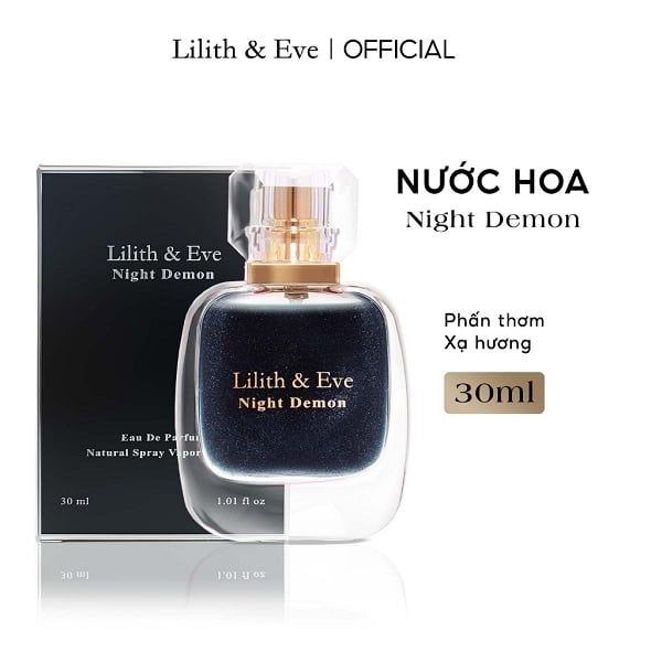  Tinh Dầu Nước Hoa Cho Cơ Thể Lilith And Eve Night Demon Eau De Perfume 30Ml 