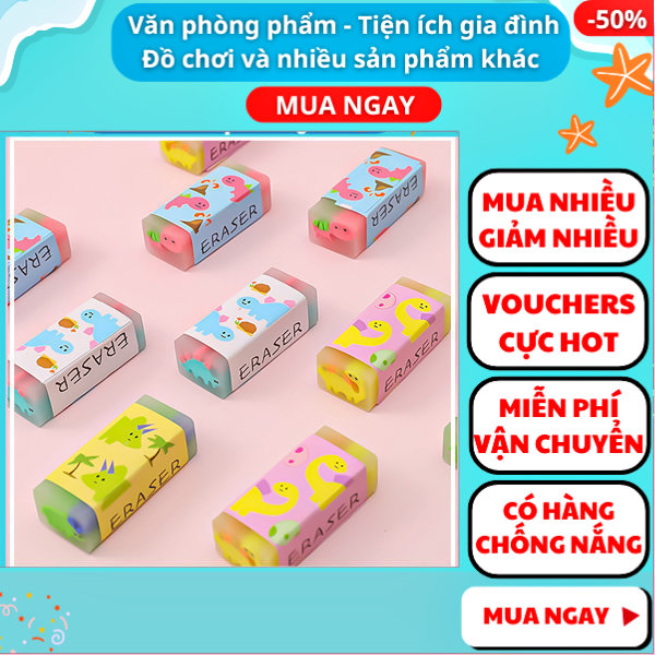 Gôm tẩy bút chì 4b hình dễ thương - nguyễn thuỳ store