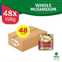 Mega Prime Whole Mushroom Easy Open Can 198G By 48S