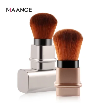 MAANGE 1pcs Retractable Makeup Brush Blush Powder Make Up Brush