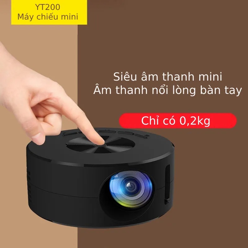 máy chiếu mini máy chiếu mini 4k  máy chiếu mini giá rẻ Máy Chiếu mini Di Động Tiện Dụng Cho Bé