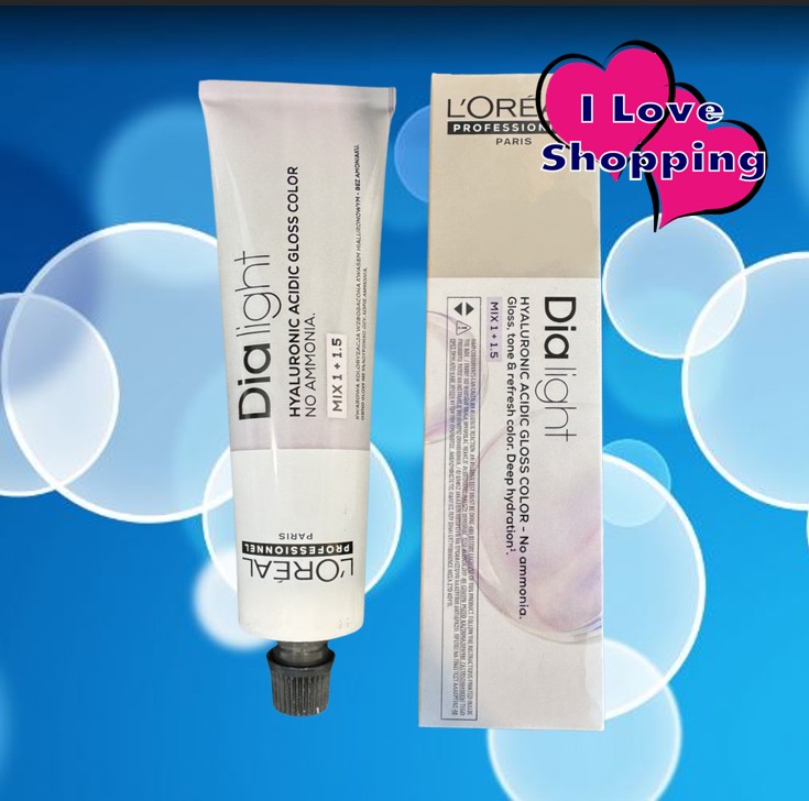 ไม่รวมไฮ LOREAL DIA LIGHT 60 ml ผลิตภัณฑ์ย้อมหรือเปลี่ยนสีผม สูตรปราศจากแอมโมเนีย ไดอา ไลท์ ราคา 395 บาท*ส่งฟรี