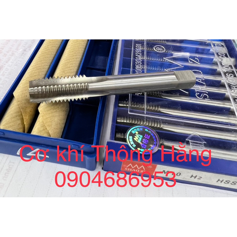 Taro Máy M3-M20 bước ren tiêu chuẩn, hàng hiệu SAOZI chuyên taro ren trong thép