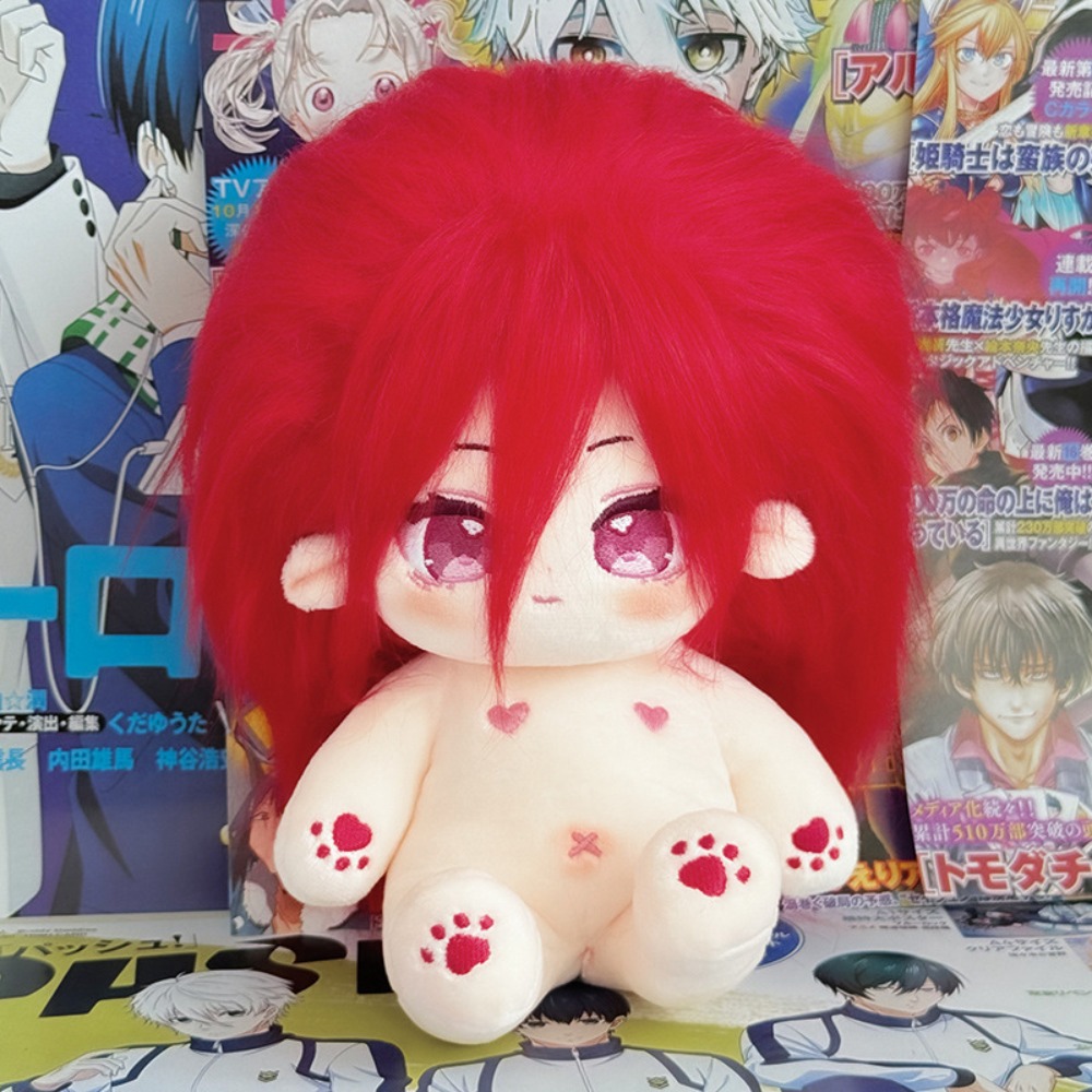 MORTIMERR Isagi Đồ chơi nhung lông khóa màu xanh dương Yoichi Seishiro Búp bê cotton gashapon Đồ chơ