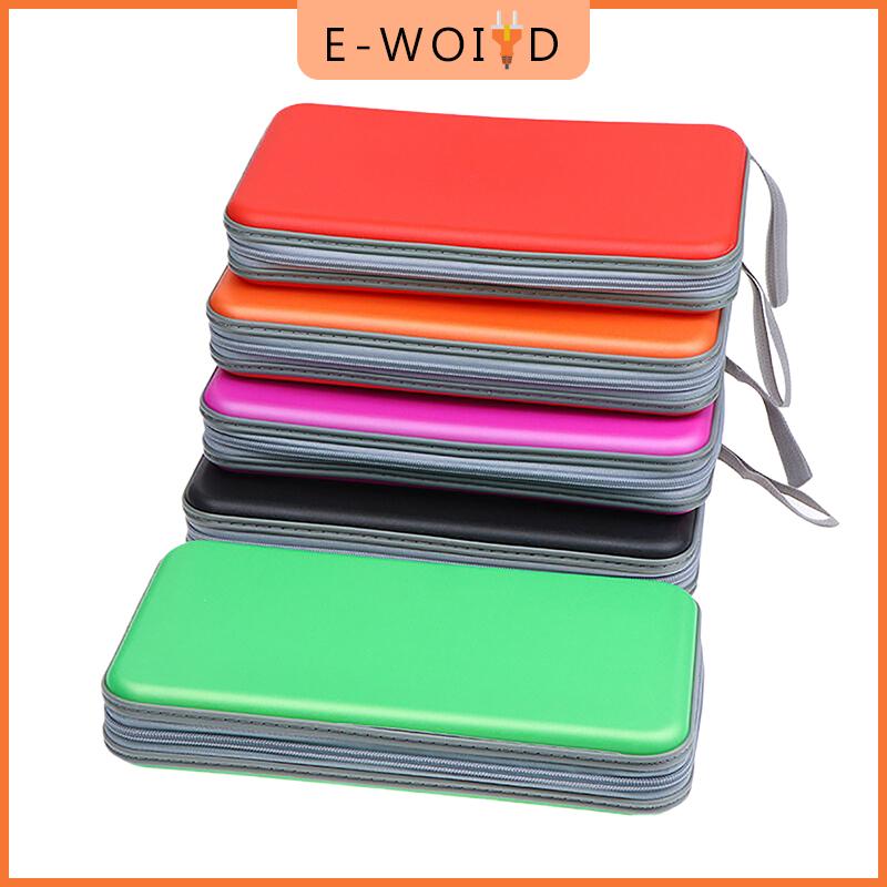 YUYIN4 80 tờ CD DVD Carry trường hợp bìa đĩa lưu trữ chủ CD tay áo Wallet Album hộp cứng nhựa CD Gói đĩa DVD đĩa gói