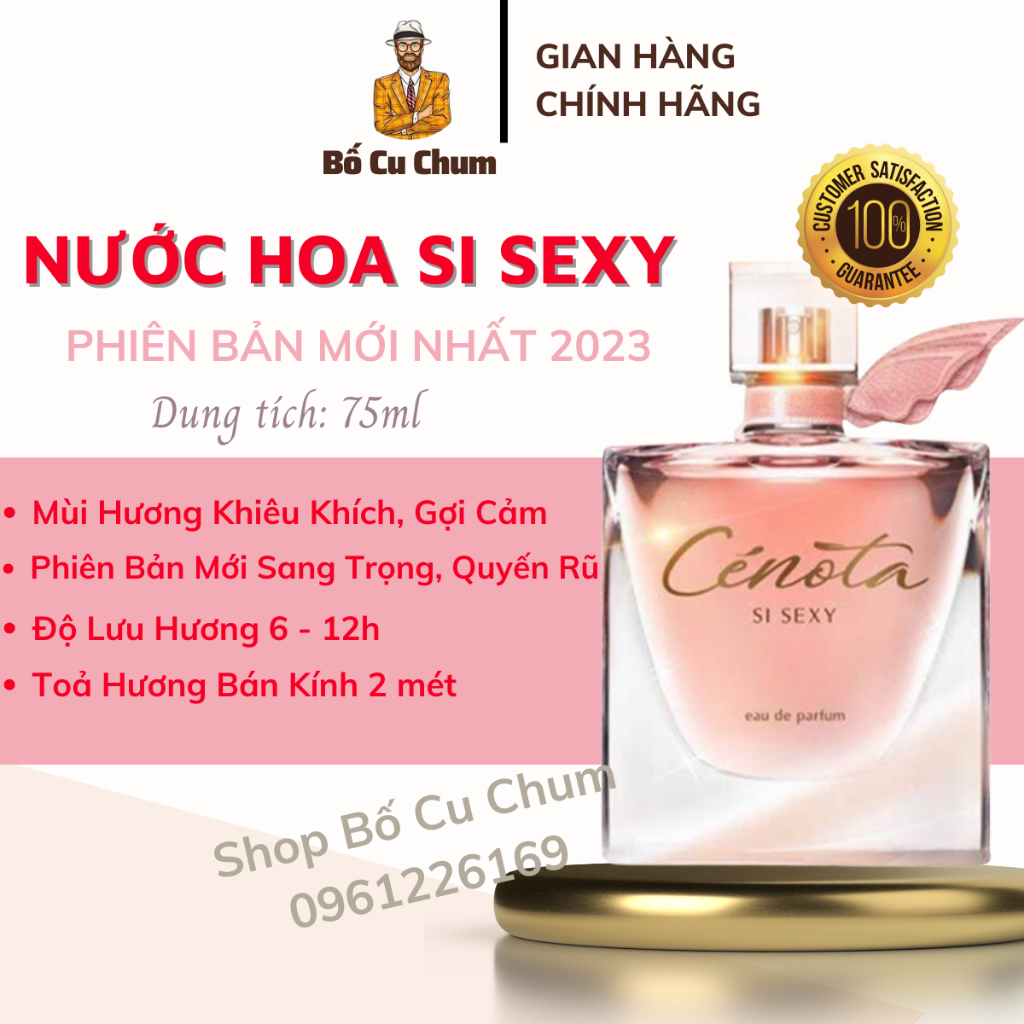 Nước hoa dành cho nữ Cénota SI SEXY 75ml - Khiêu khích - Gợi cảm