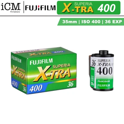 FUJIFILM Fujicolor Superia X-TRA 400 Color 35mm Roll Film Negative Film (36 Exposures)