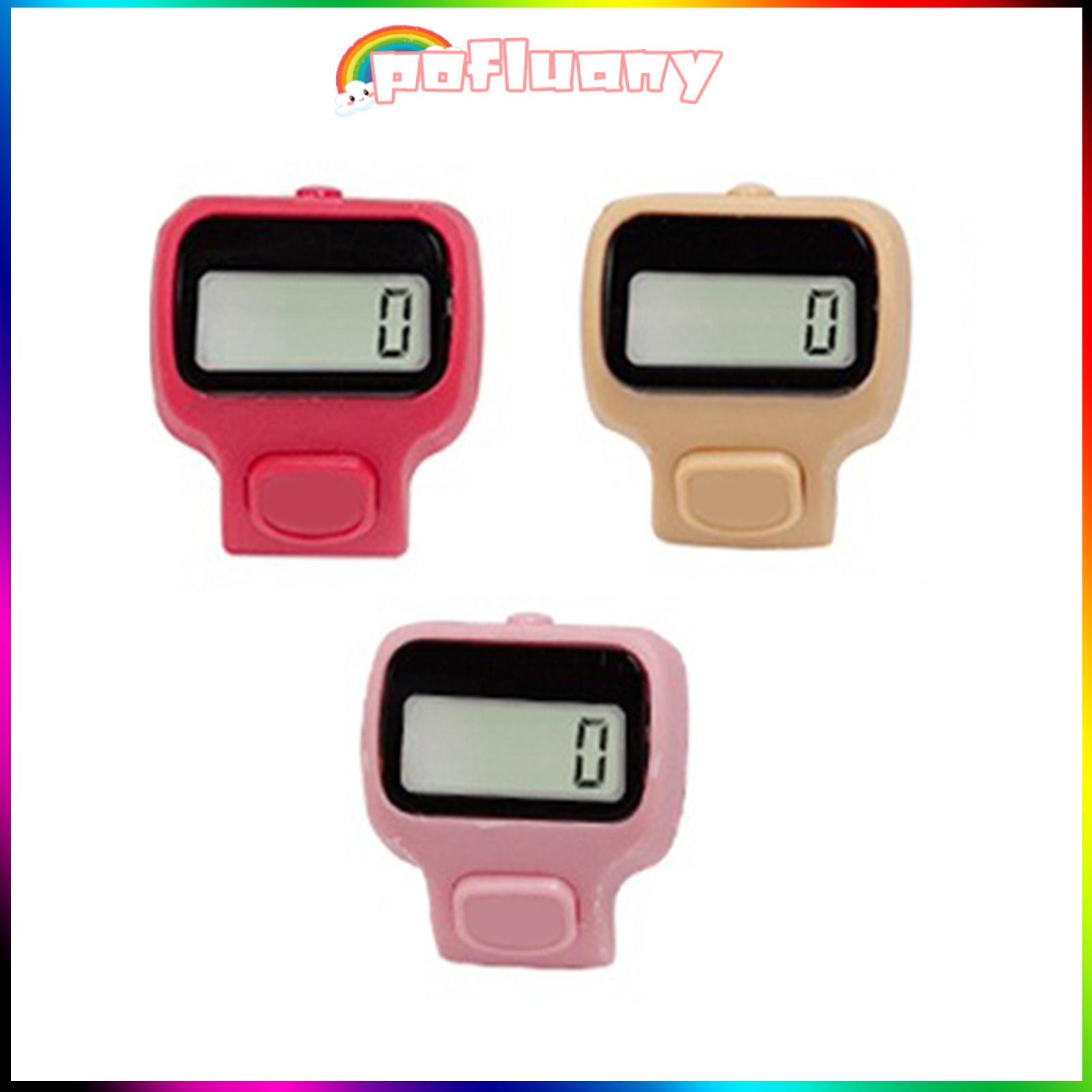 Resettable Tally Counter 3pcs Electronic Finger Ring Counter with Led Light 5-digit Digital Tally Clicker Manual Resettable Mini Hand Counter for Counting Sports Inventory and Event Tracking ราคา 90 บาท*ส่งฟรี