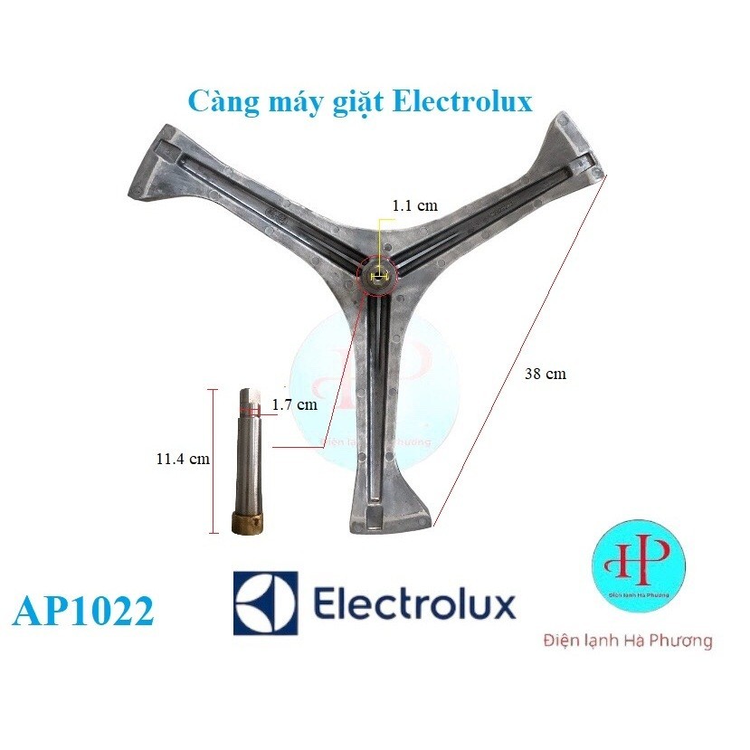 Càng máy giặt Electrolux - Ba chạc Electrolux - Mới hãng - F340