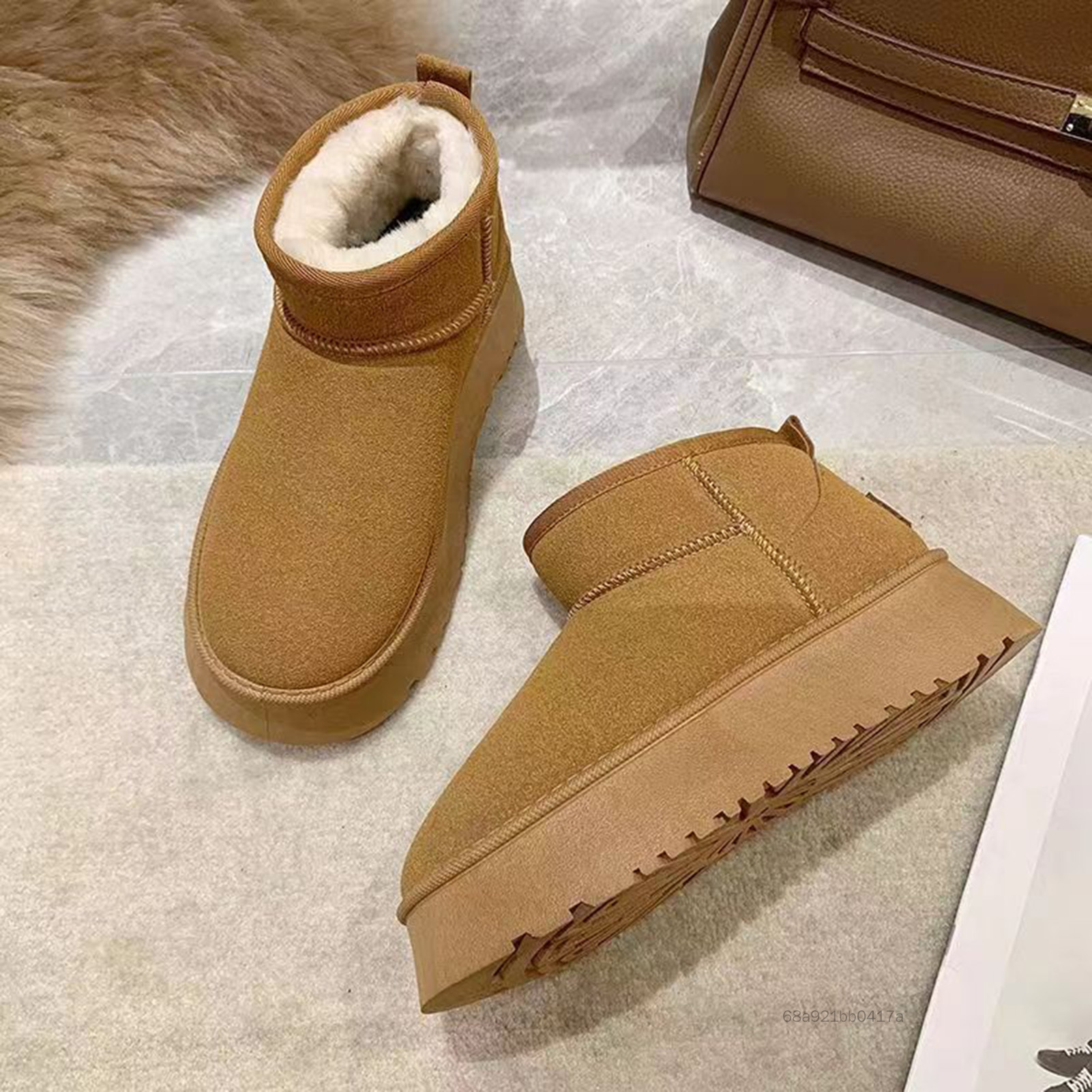 Ladies sang trọng Booties Snow Booty Boots thoáng khí Boots ấm áp cho việc mua sắm du lịch kinh doanh hẹn hò 5LA-zlz-VN - 2
