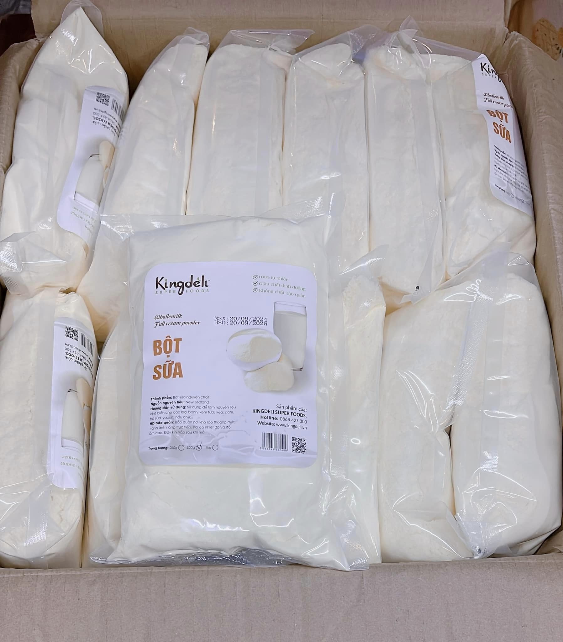 (WHOLE MILK) Sữa Bột Nguyên Kem Whole Milk Powder New Zealand (King Deli)