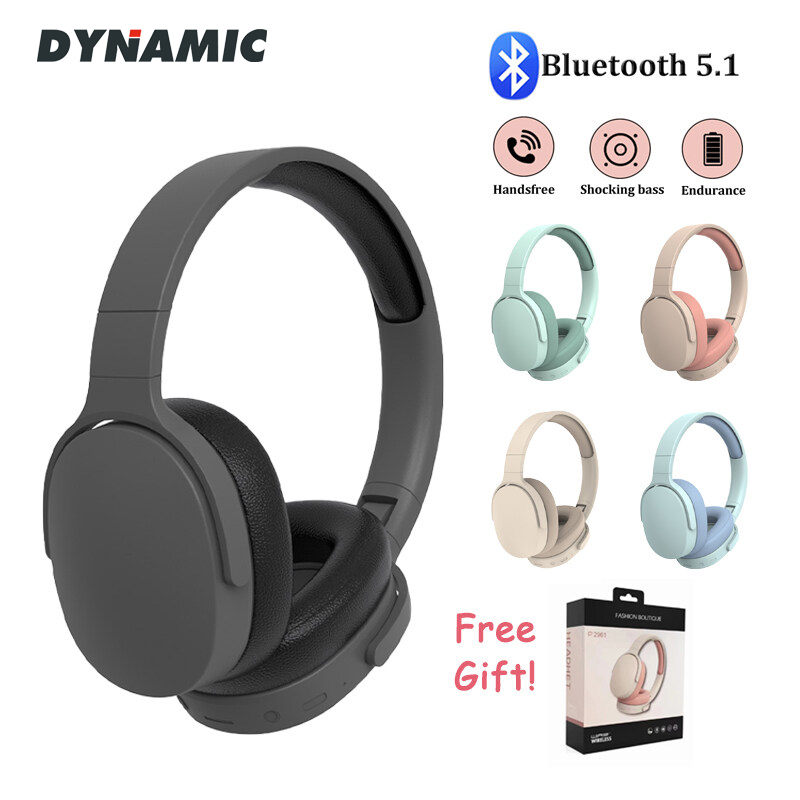 DYNAMIC Tai nghe không dây Bluetooth 5.1 Tai nghe P2961 Tai nghe bluetooth có thể gập lại giảm tiếng ồn âm thanh nổi