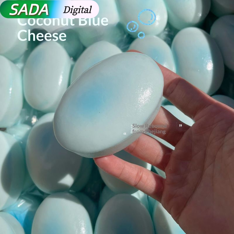 SADA Relaxing Squishy Stress Relief Toy - Soft Slow Rebound Cake Shape for Mood Boost and Fun ราคา 32 บาท*ส่งฟรี