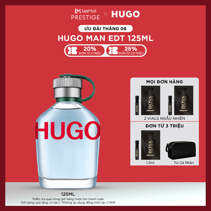 Nước hoa nam hugo man edt 125ml