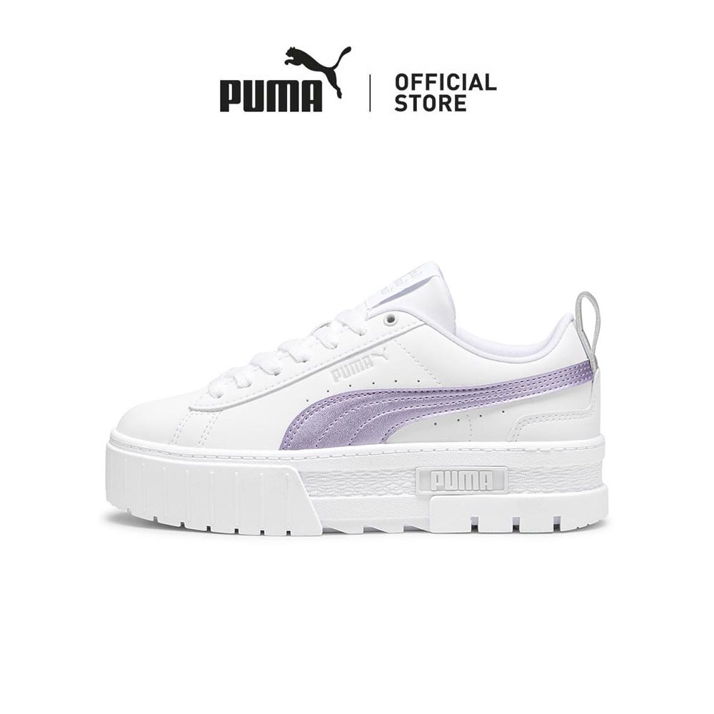 [جديد] حذاء رياضي نسائي من PUMA Mayze Glow-Up (أبيض)