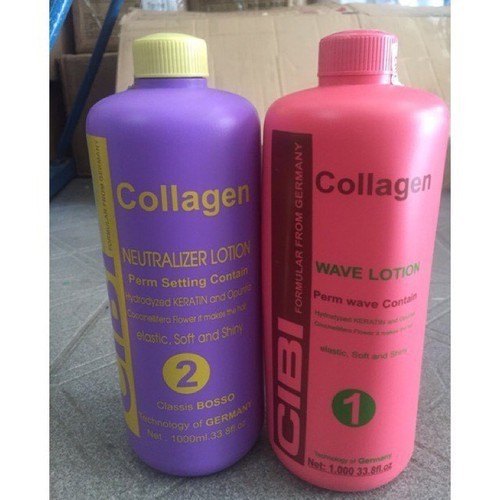 Thuốc uốn lạnh collagen Cibi 1000ml x 2