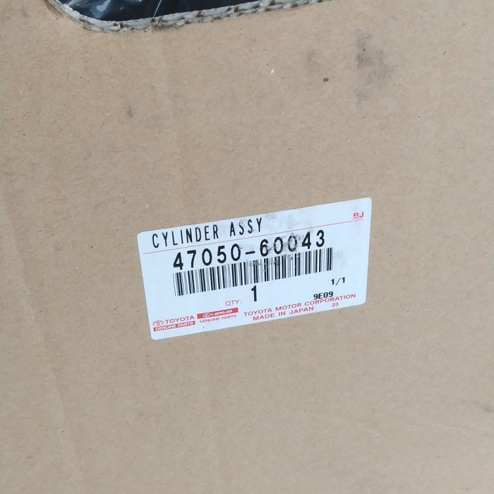 Cylinder Assy master brake booster Land Cruiser Lexus 47050-60043 ORI Harga 29,260,000 rupiah*Gratis Ongkir