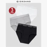 GIORDANO Nam Quần Đùi 3 Chữ Rộng Co Giãn Quần Đùi 100% Cotton Làm Dày Đáy Quần Đơn Giản Thời Trang Quần Đùi Free Shipping 18174013