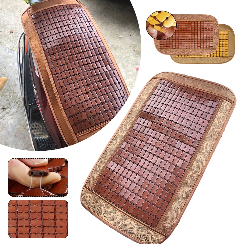 LZ Battery Car Seat Cushion Covers Summer Cool Bamboo Mat Anti