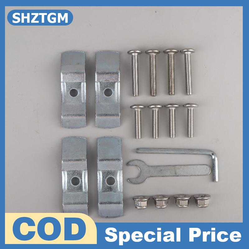 SHZTGM Thân cây phụ tùng trên dưới bao gồm chân bản lề tựa lưng thép không gỉ khóa niêm phong phản quang Sticker đuôi Hộp phụ kiện