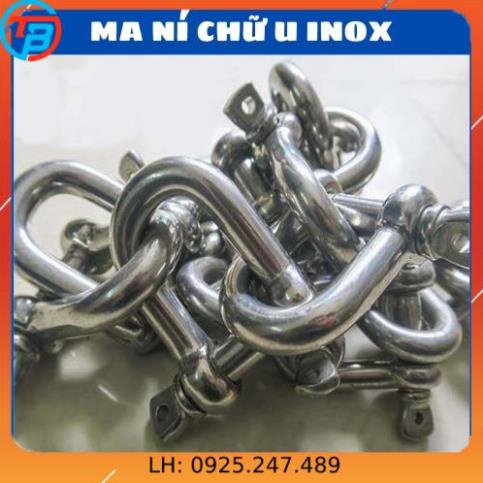 Ma ní U inox 304 M16 (Phi 16mm) - Kim khí Vattuvina CÁP THÉP THỦ ĐỨC